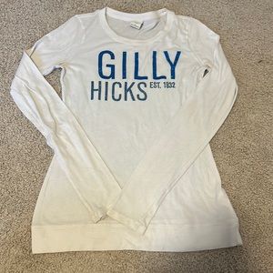 Gilly Hicks - White Long Sleeved Graphic Tee